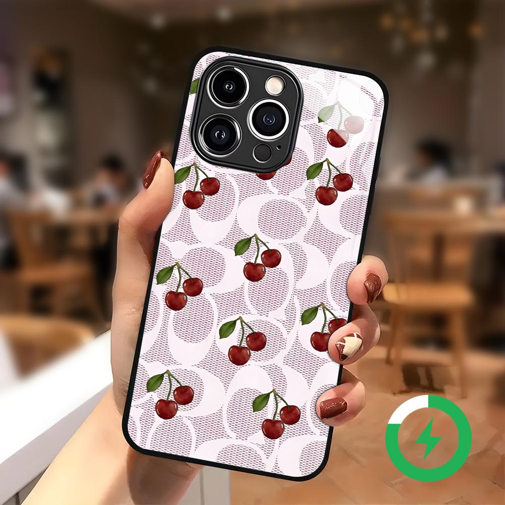 Cherry Luxury Pattern Phone Ca - Screen Protectors recension och pris