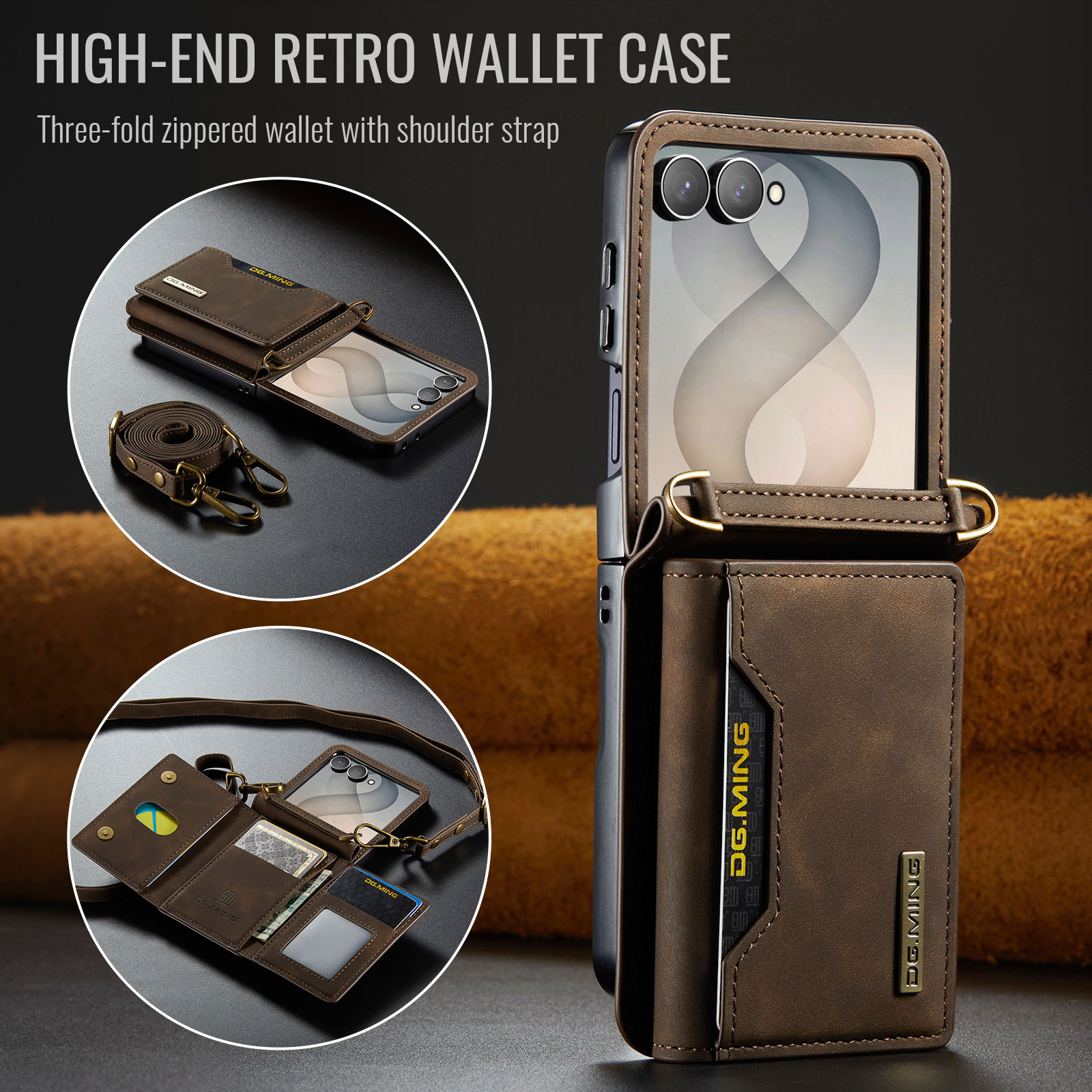 Crossbody Wallet Leather Phone - Leather Wallet Card Holder Phone Cover recension och pris