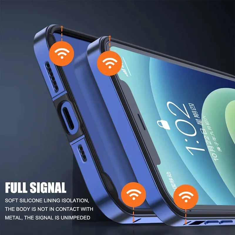 Hybrid Silicone Frame Aluminum - Metal Bumper Aluminum Frame Case recension och pris
