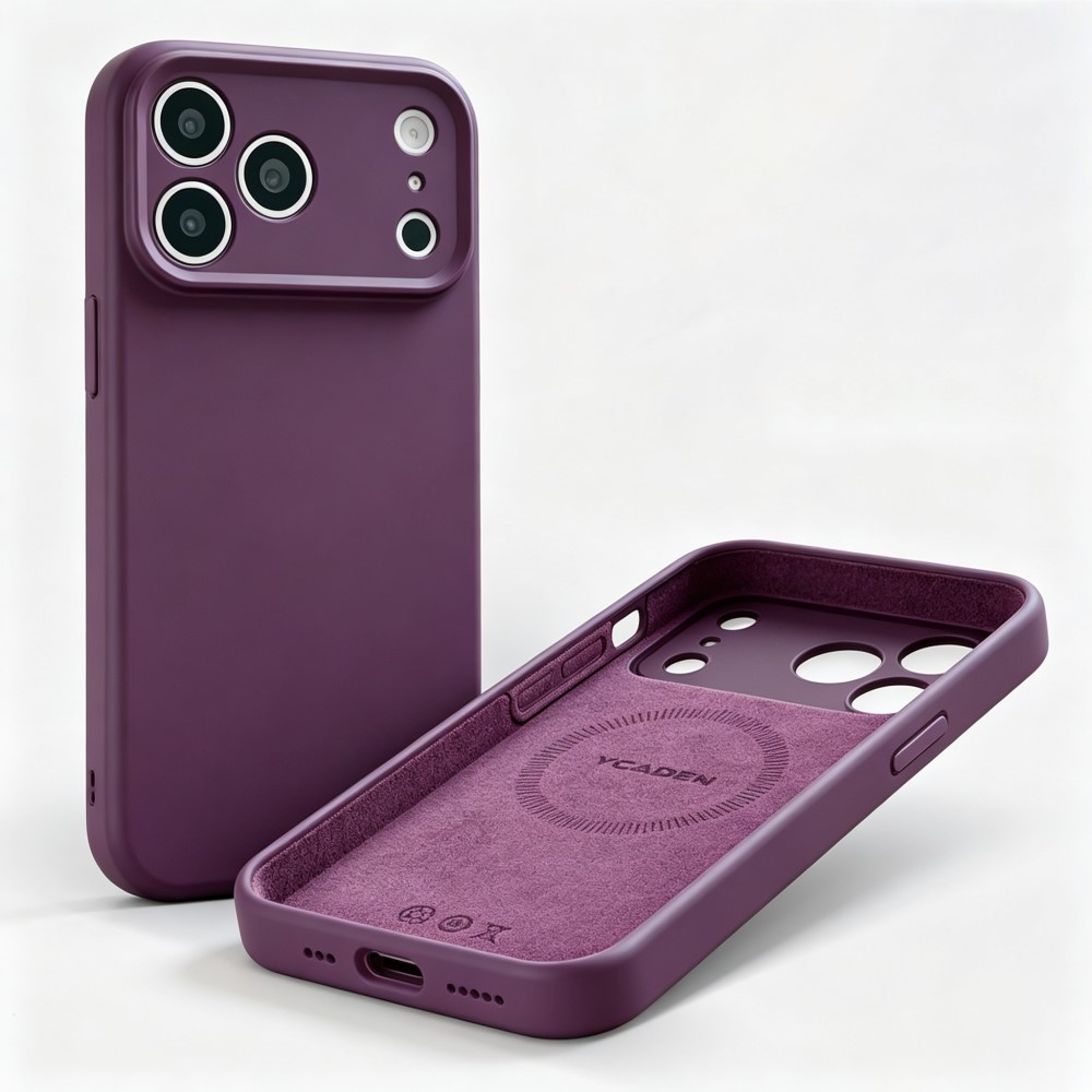 Luxury Liquid Silicone Magneti - Liquid Silicone Magnetic Phone Case recension och pris