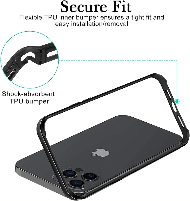 Aluminium Alloy Frame Metal Bu - Metal Bumper Aluminum Frame Case recension och pris