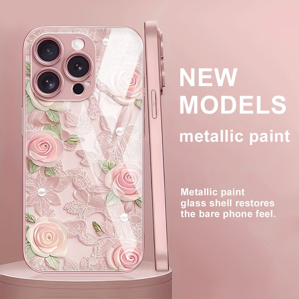 Flower Tempered Glass Case For - Screen Protectors recension och pris