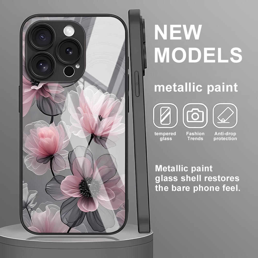 Flower Tempered Glass Case For - Screen Protectors recension och pris
