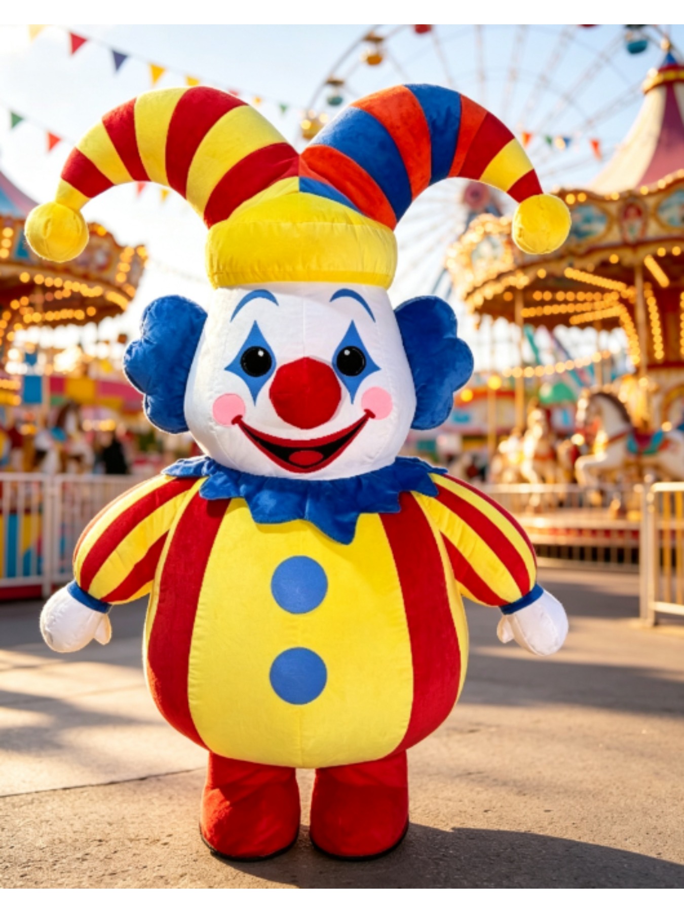 Inflatable Circus Clown Mascot - Chargers recension och pris